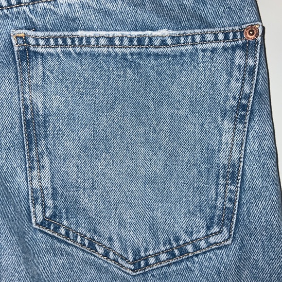 Mango Cropped High Waist Culotte Jeans 8 - Picture 5 of 9